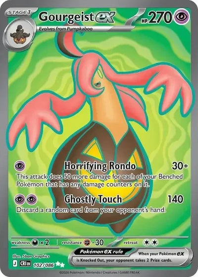 Pokemon Chaos Rising Gourgeist #102