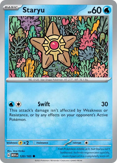 Pokemon Card 151 Staryu #120