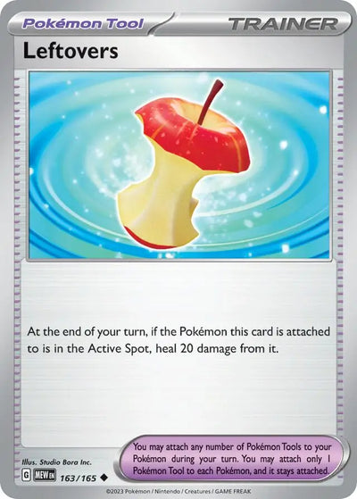 Pokemon Card 151 Leftovers #163