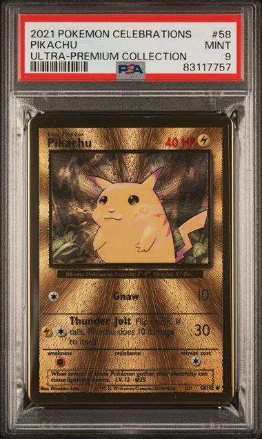 Pokemon Celebrations UPC Pikachu #58 PSA 9