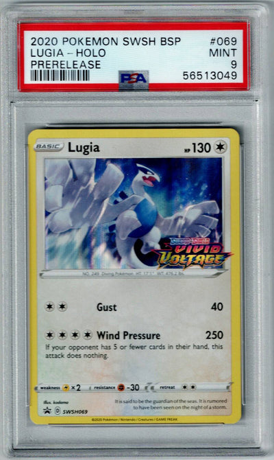Pokemon Vivid Voltage Lugia #069 – Holo PSA 9