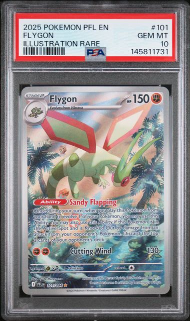 Pokemon Phantasmal Flames Flygon #101 PSA 10