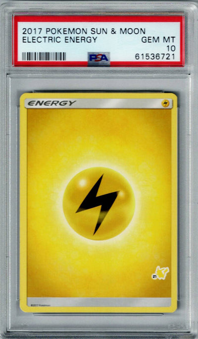 Pokemon Battle Academy Electric Energy PSA 10