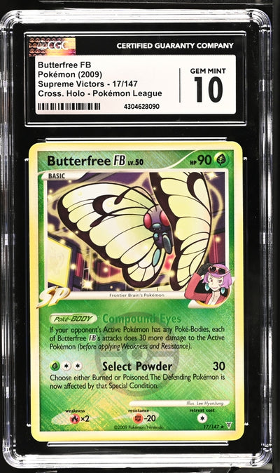 Pokemon Supreme Victors Butterfree FB #17 – Holo CGC 10