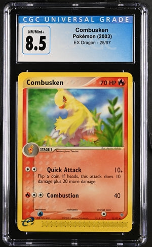 Pokemon EX Dragon Combusken #25 CGC 8.5