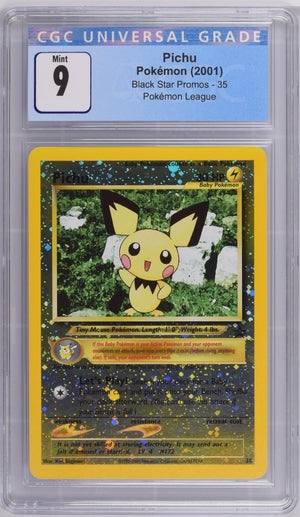 Pokemon Black Star Promos Pichu #35 CGC 9