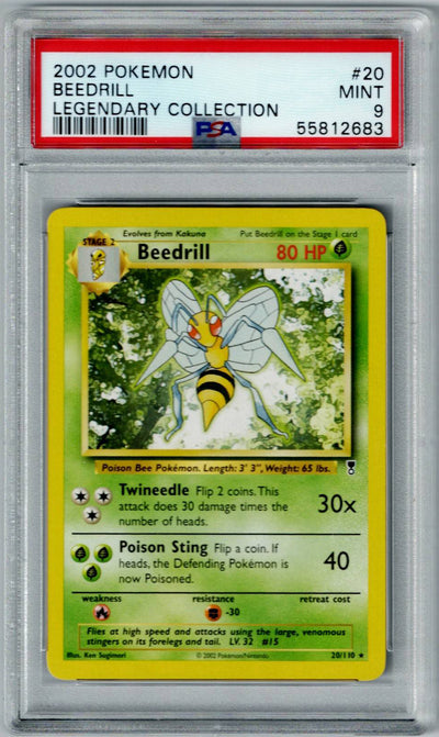 Pokemon Legendary Collection Beedrill #20 PSA 9