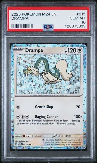Pokemon M24 McDonald's Collection Drampa #015 PSA 10