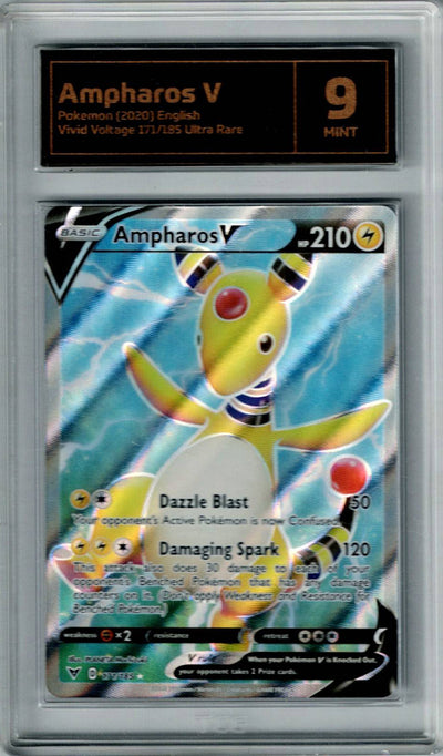Pokemon Vivid Voltage Ampharos V #171 TCG 9