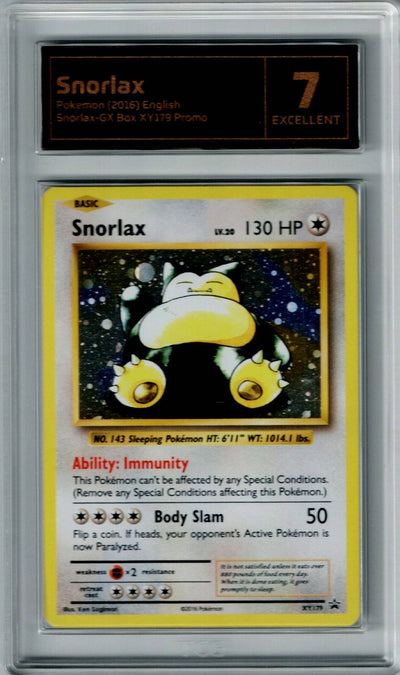 Pokemon XY Promo Snorlax #XY179 TCG 7