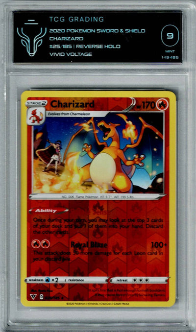 Pokemon Vivid Voltage Charizard #25 – REV FOIL TCG 9