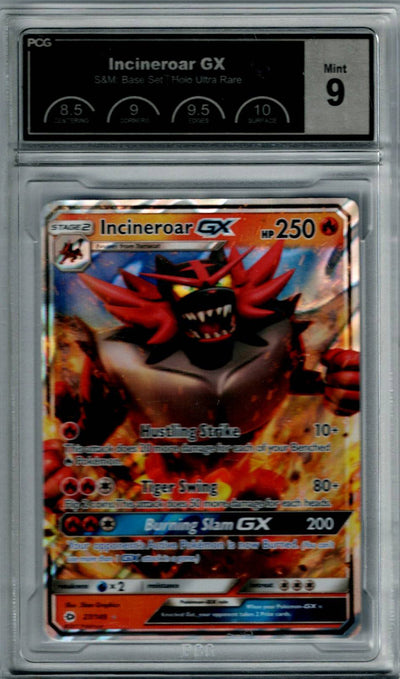 Pokemon S&M Base Set Incineroar GX #27 PCG 9