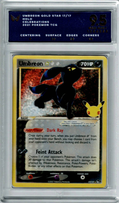 Pokemon Celebrations Umbreon #17 ARK 9.5