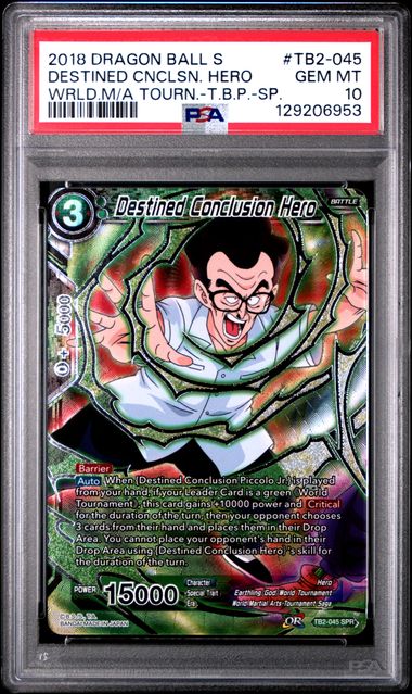 Dragon Ball TB2 Destined Conclusion Hero #045 PSA 10