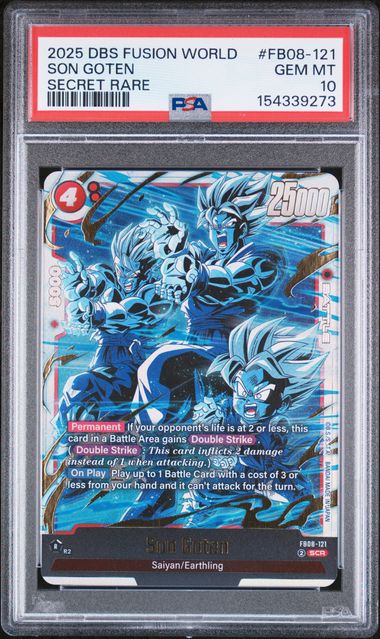 Dragon Ball FB08 Son Goten #121 PSA 10