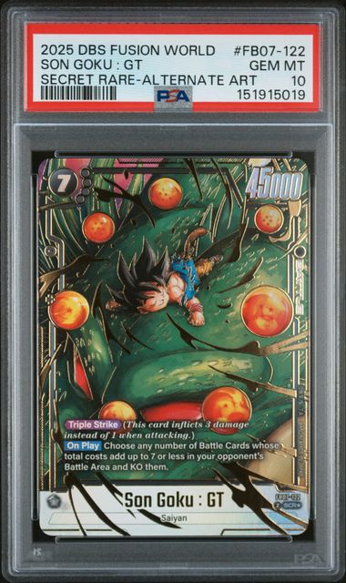 Dragon Ball FB07 Son Goku : GT #122 PSA 10
