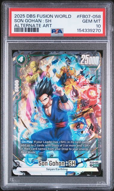 Dragon Ball FB07 Son Gohan : SH #058 PSA 10