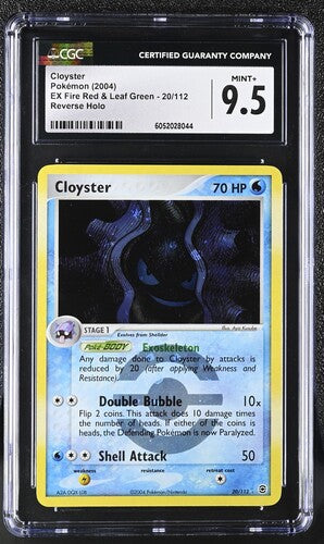 Pokemon Ex Fire Red & Leaf Green Cloyster #20 CGC 9.5