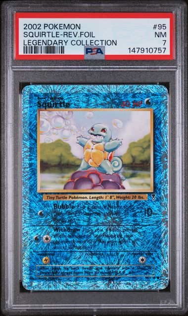 Pokemon Legendary Collection Squirtle #95 PSA 7