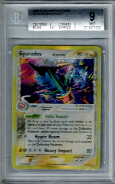 Pokemon Holon Phantoms Gyarados #8 – Holo BGS 9
