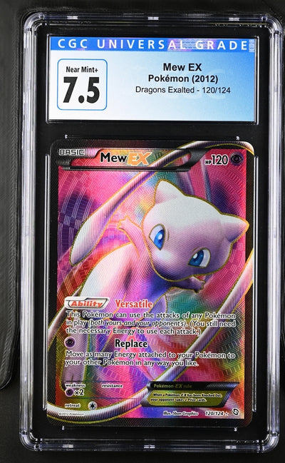 Pokemon Dragons Exalted Mew EX #120 CGC 7.5