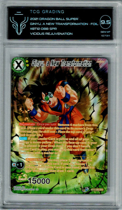 Dragon Ball BT12 Ginyu, A New Transformation #088 TCG 9.5