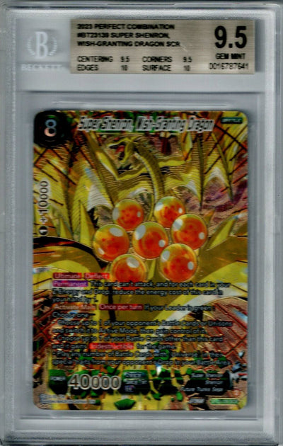 Dragon Ball BT23 Super Shenron, Wish-Granting Dragon #139 BGS 9.5