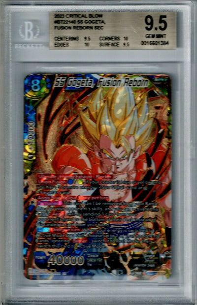 Dragon Ball BT22 SS Gogeta, Fusion Reborn #140 BGS 9.5