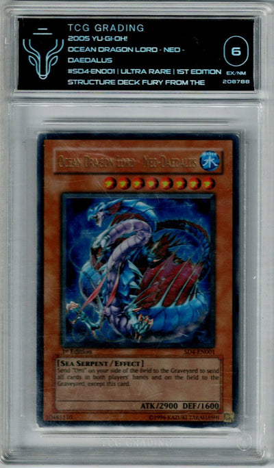 Yu-Gi-Oh Fury From The Deep Ocean Dragon Lord #SD4-EN001 – Neo TCG 6