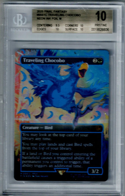 Magic The Gathering Final Fantasy Traveling Chocobo #0551C BGS 10