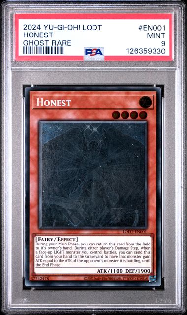 Yu-Gi-Oh Light Of Destruction Honest #EN001 PSA 9