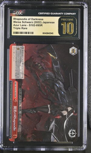 Weiss Schwarz Azur Lane Rhapsodie of Darkness #S102-095R CGC 10