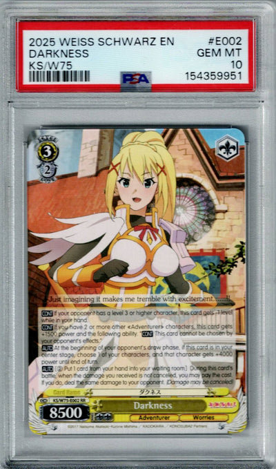 Weiss Schwarz KS/W75 Darkness #E002 PSA 10