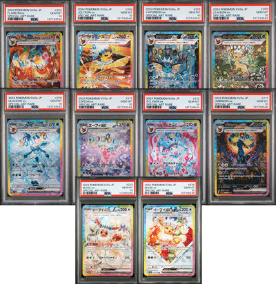 Pokemon JP Terastal Fest EX Sequential 8/10 Terastal Festival Eeveelutions #202 PSA 10
