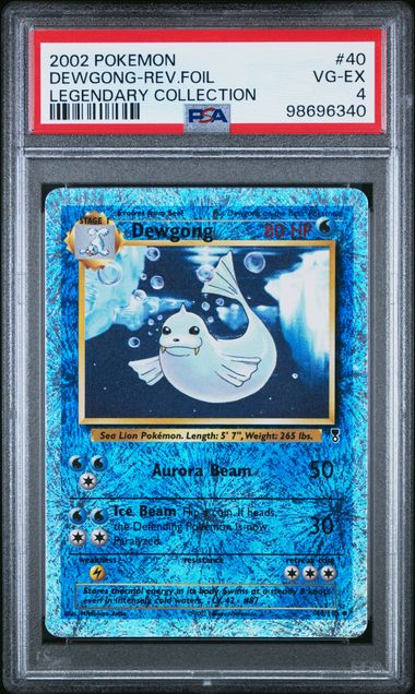 Pokemon Legendary Collection Dewgong #40 – REV FOIL PSA 4