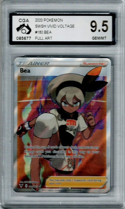 Pokemon Vivid Voltage Bea #180 CGA 9.5