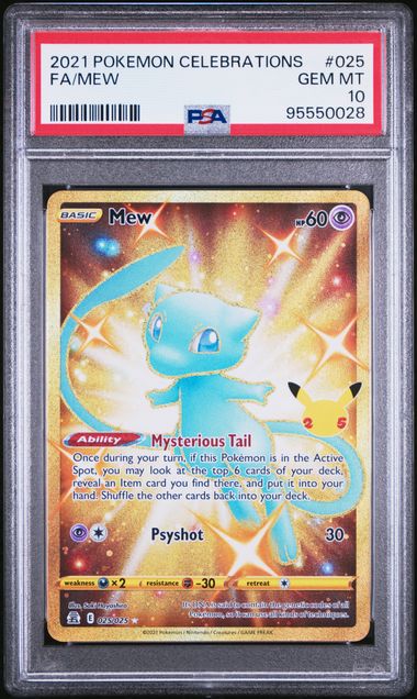 Pokemon Celebrations Mew #025 PSA 10