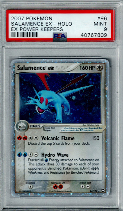 Pokemon EX Power Keepers Salamence #96 PSA 9