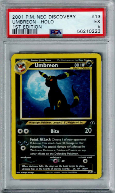 Pokemon Neo Discovery Umbreon #13 – Holo PSA 5
