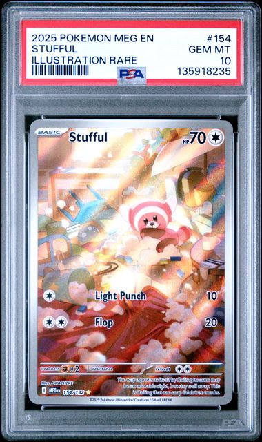 Pokemon Mega Evoultion Stufful #154 PSA 10