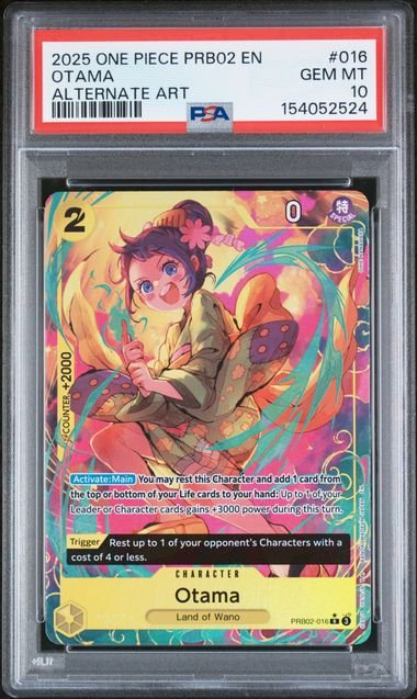 One Piece The Best VOL.2 Otama #016 PSA 10