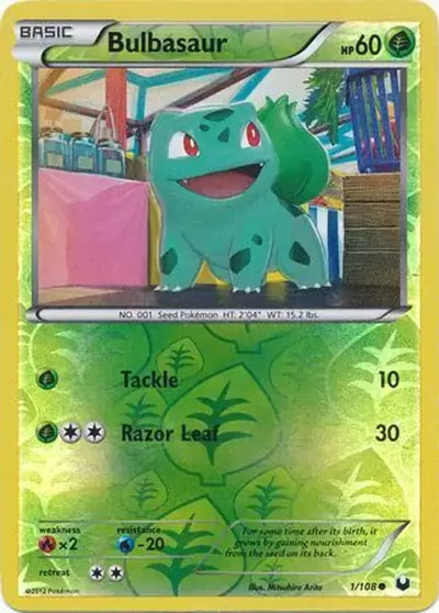 Pokemon Dark Explorers Bulbasaur #1