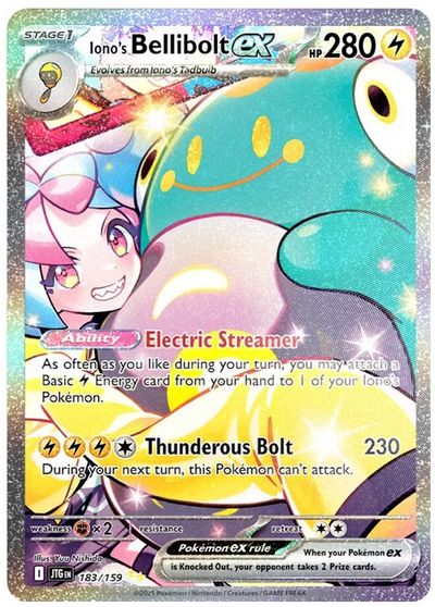 Pokemon Journey Together Iono's Bellibolt #183