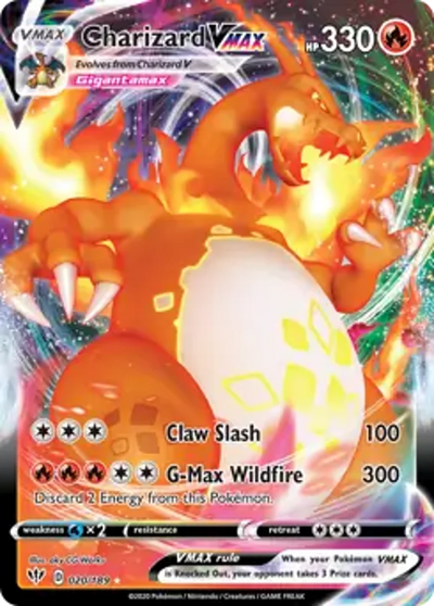 Pokemon Darkness Ablaze Charizard VMAX #020