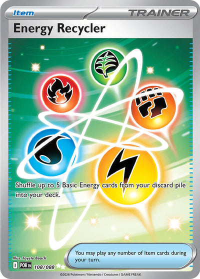 Pokemon Perfect Order Energy Recycler #108