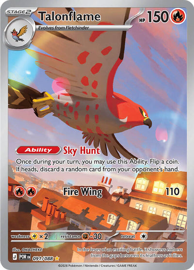 Pokemon Perfect Order Talonflame #091