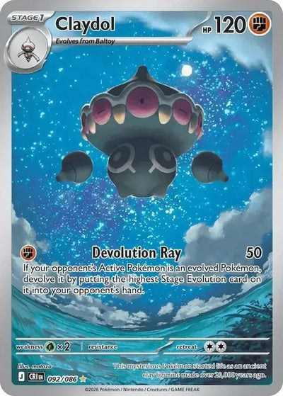 Pokemon Chaos Rising Claydol #092