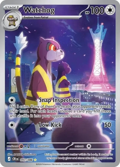 Pokemon Chaos Rising Watchog #097