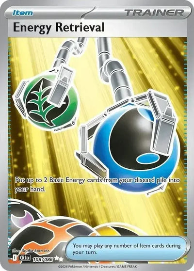 Pokemon Chaos Rising Energy Retrieval #108