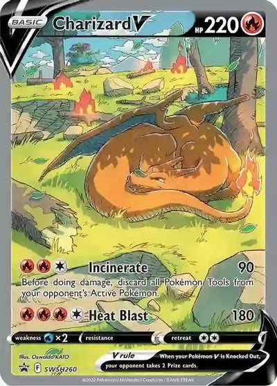 Pokemon Sword & Shield Promo Charizard V #SWSH260